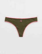 Superchill Cotton Picot Thong Underwear