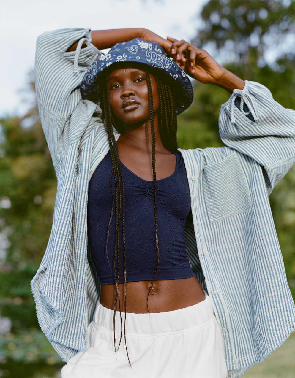 Aerie 데이브레이크 커버업 셔츠