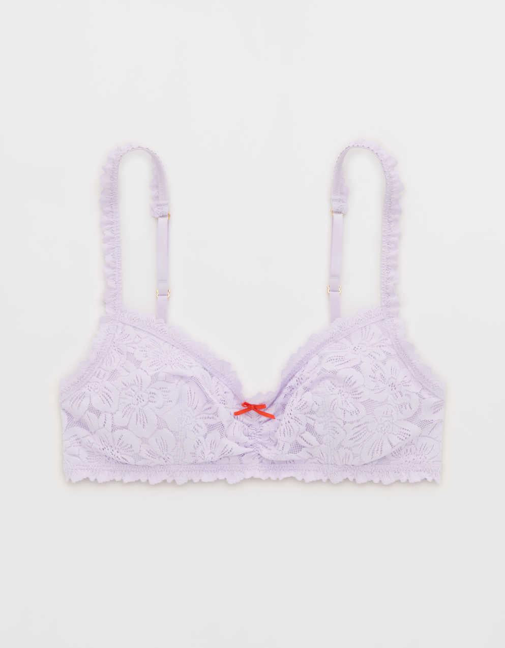 Show Off Rosey Lace Padded Scoop Bralette
