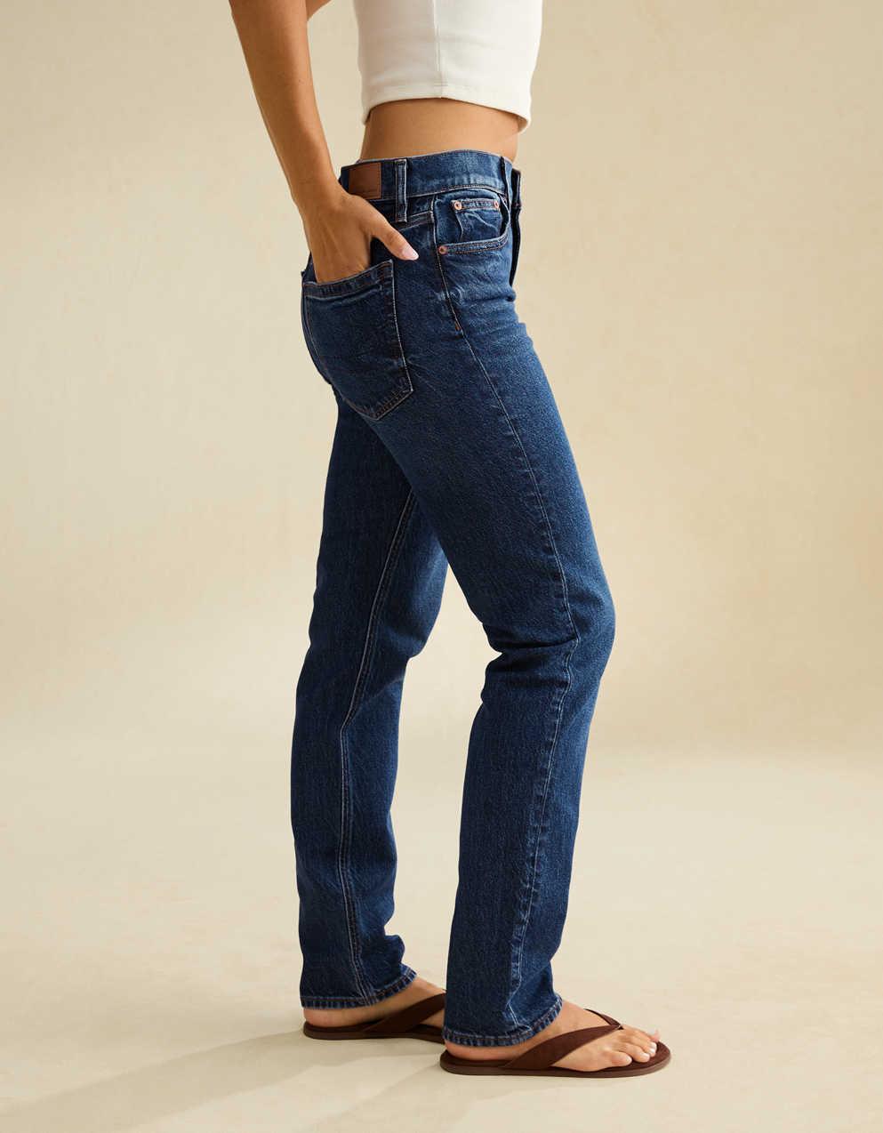 AE High-Waisted Straight Jean