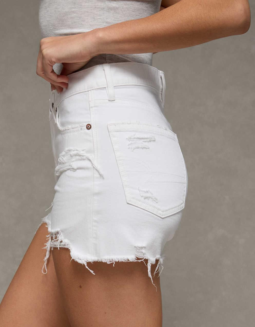 AE Strigid Super High-Waisted Relaxed Denim Short