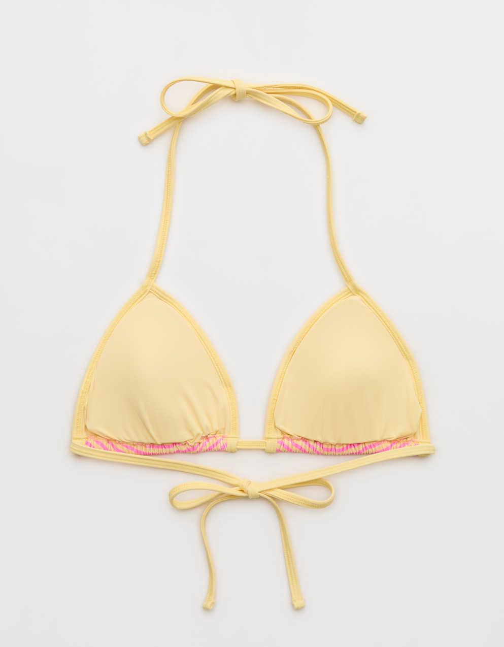 Aerie 립 스트링 트라이앵글 비키니 탑