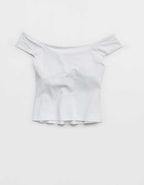 OFFLINE by Aerie Real Me XTRA 오프숄더 티셔츠