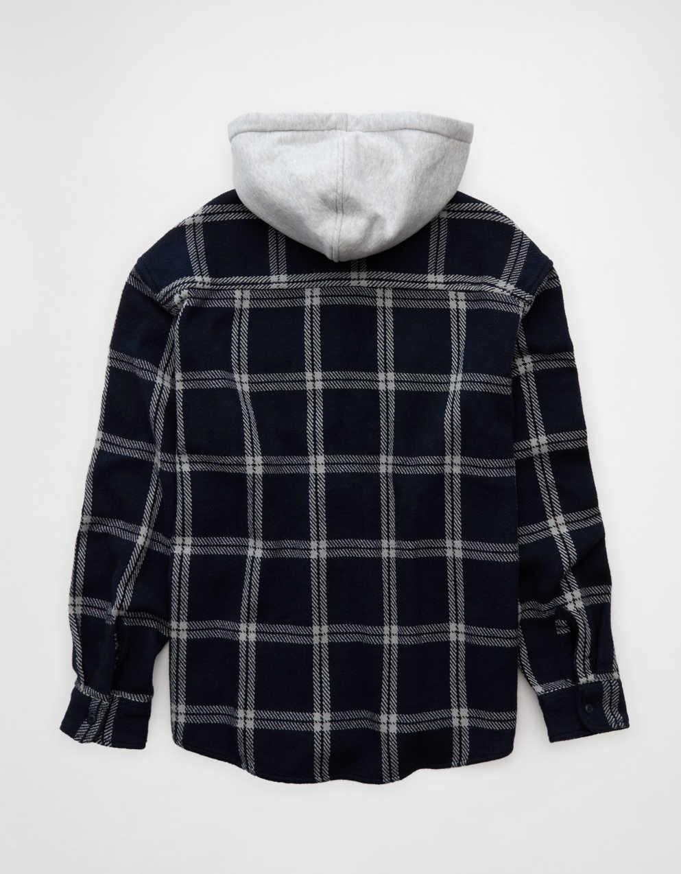 AE Hooded Flannel Shirt