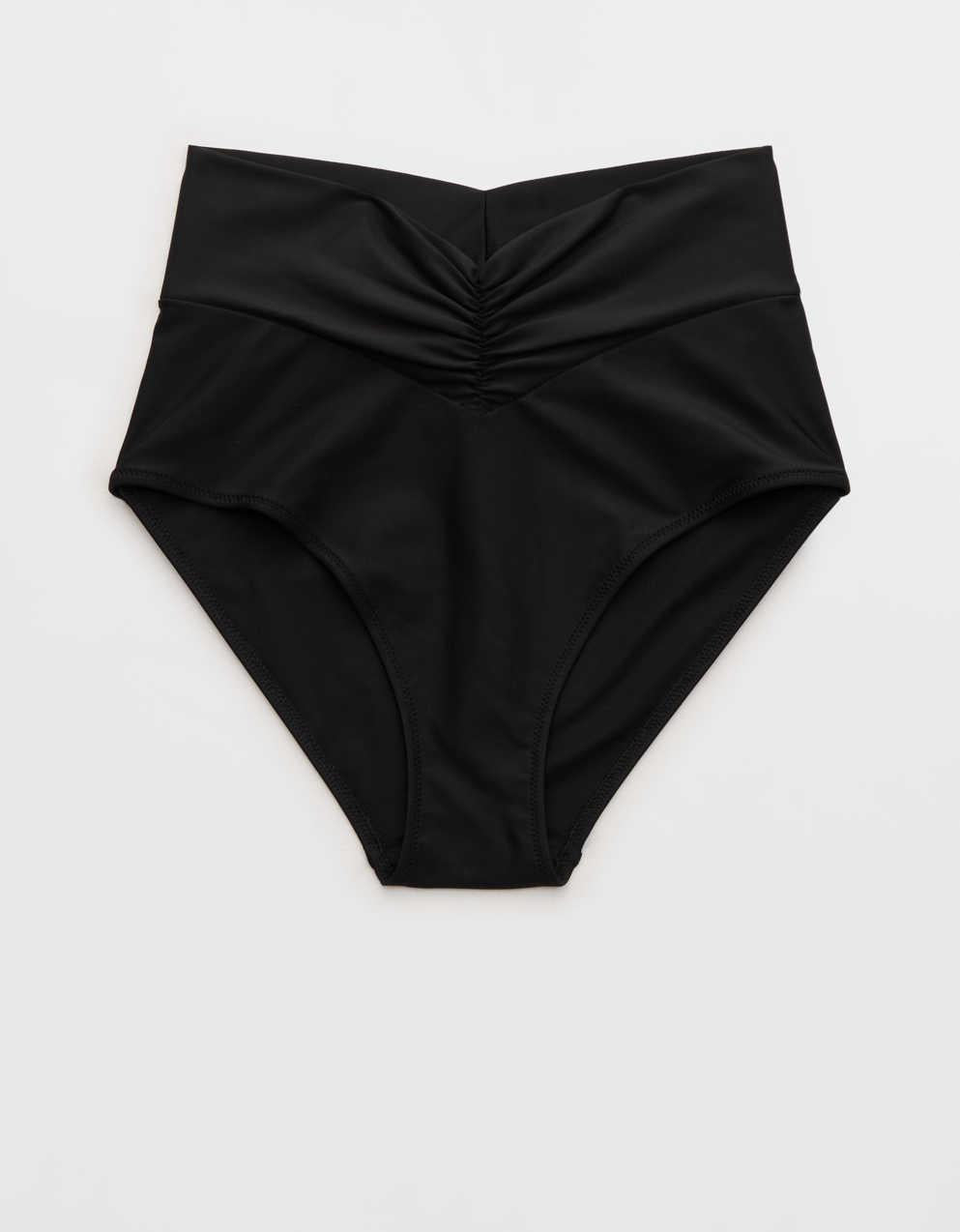 Aerie 루즈 하이 웨이스트 풀 커버 비키니 하의