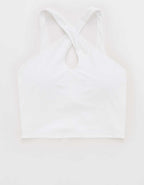 OFFLINE by Aerie Real Me 엑스트라 크로스 하이넥 스포츠 브라