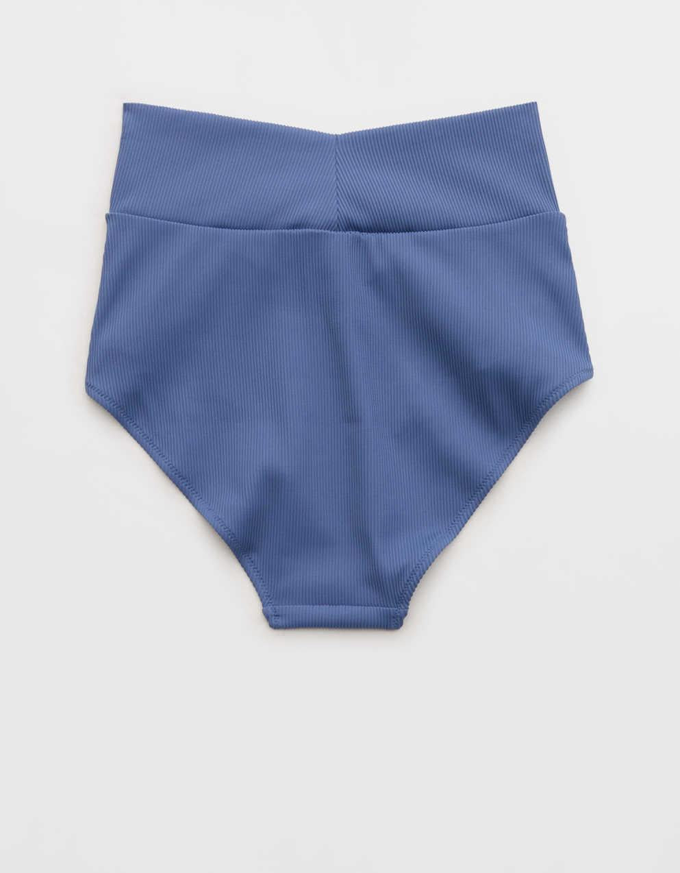 Aerie 루즈 하이 웨이스트 풀 커버 비키니 하의