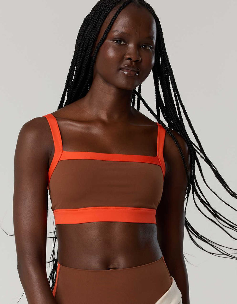 Offline 바이 Aerie Real Me 엑스트라 컬러블록 스포츠 브라