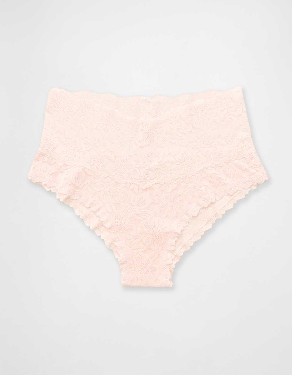 장미빛 레이스 치키 언더웨어 뽐내기