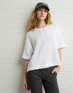 AE Boxy Short-Sleeve Sweatshirt