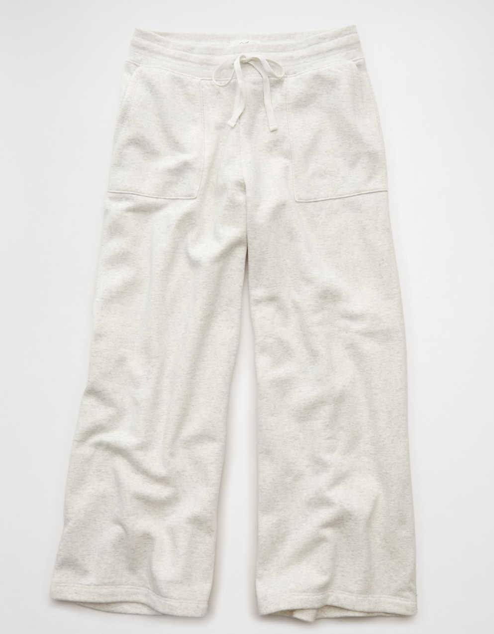 AE Everyday Luxe Wide-Leg Sweatpant