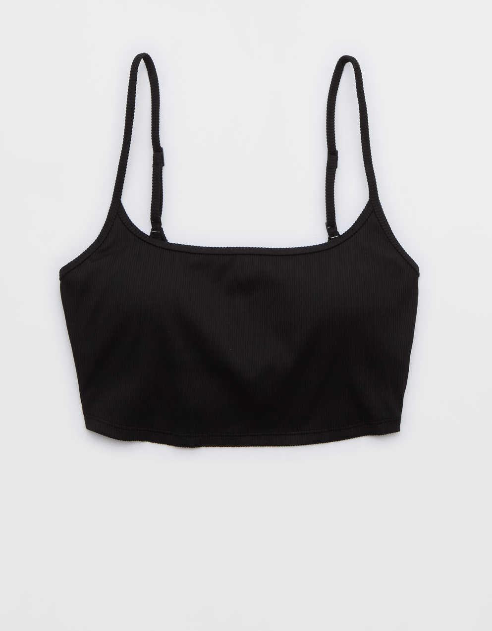 Aerie 립 스쿱 롱라인 비키니 탑