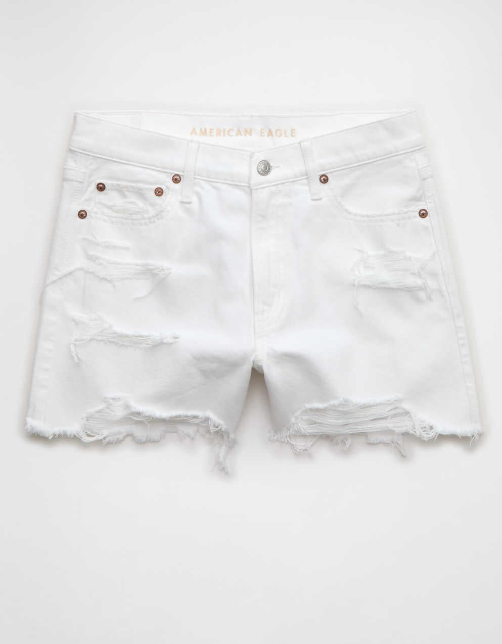 AE Strigid Super High-Waisted Relaxed Denim Short