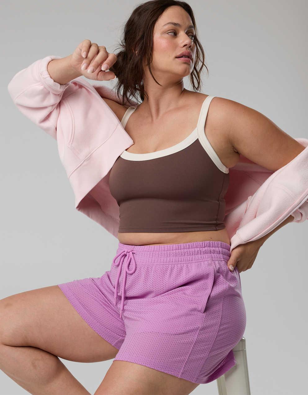 Aerie ‘Real Me’ Offline 전용, 로우 키 링거 롱라인 스포츠 브라
