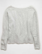 AE Whoa So Soft Lace Sweater