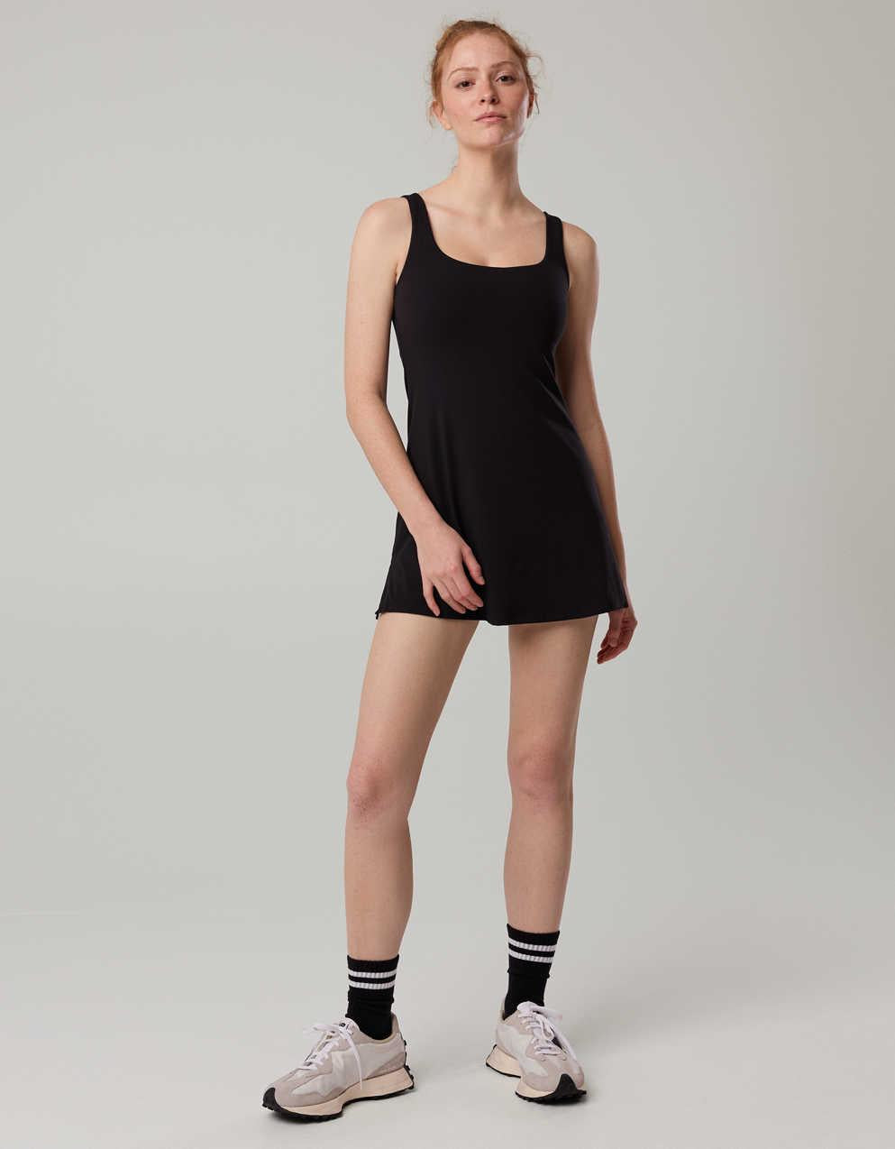 Offline 바이 Aerie Real Me 스퀘어 넥 미니 드레스