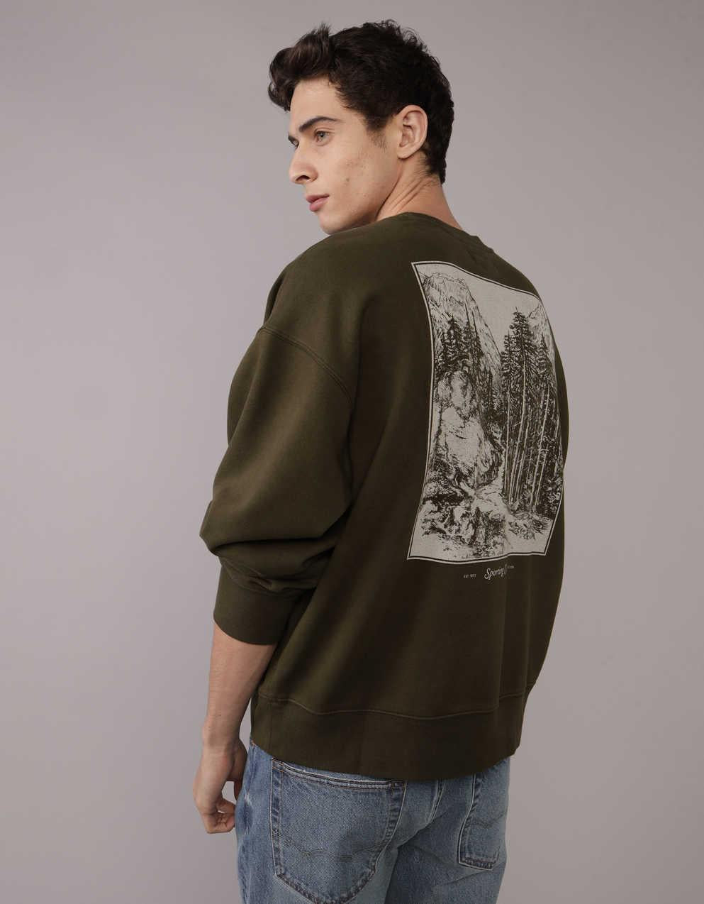 AE Graphic Crewneck Sweatshirt