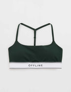 OFFLINE by Aerie The Hugger 로고 엘라스틱 스포츠 브라