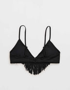 Aerie 스키니 스트랩 부프 비키니 탑