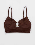 Aerie 스쿱 컷 아웃 비키니 톱