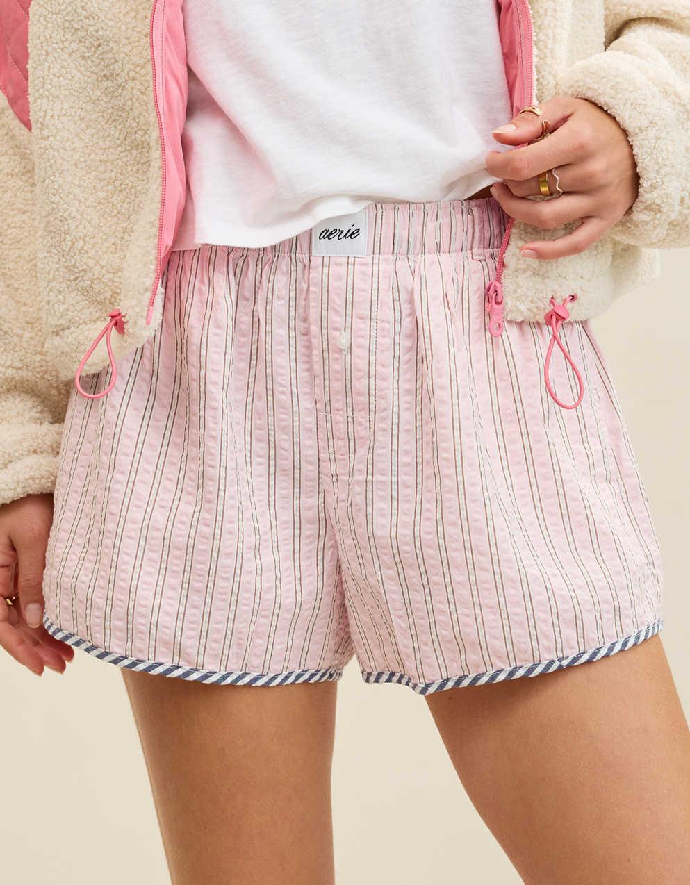 Aerie 시어서커 파자마 보이 복서