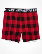 AEO 체크무늬 울트라 소프트 복서 쇼츠