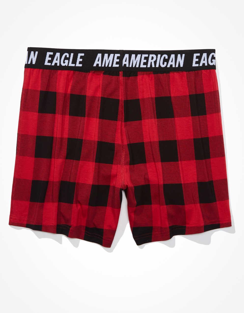 AEO 체크무늬 울트라 소프트 복서 쇼츠