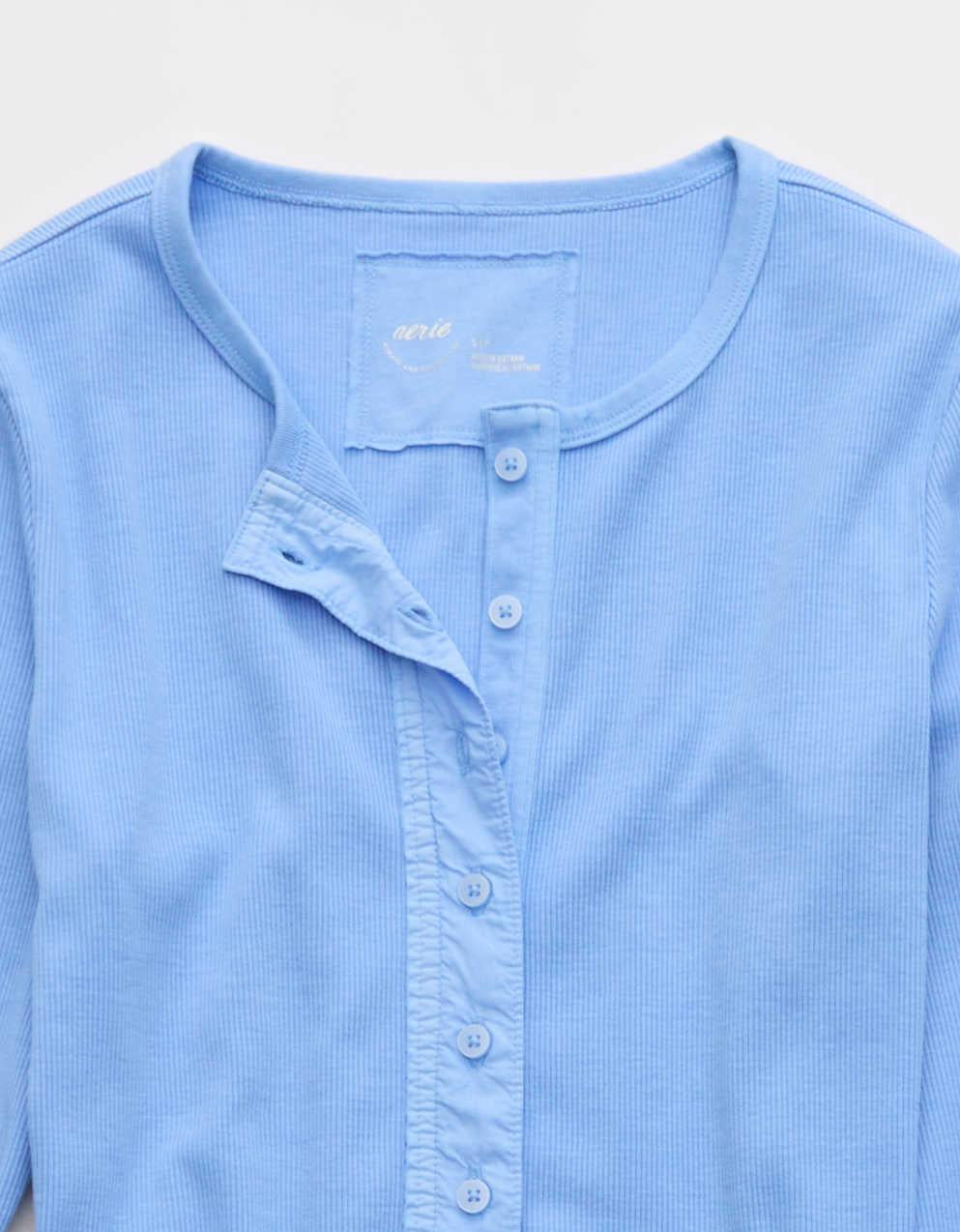Aerie Essential Henley Layering T-Shirt