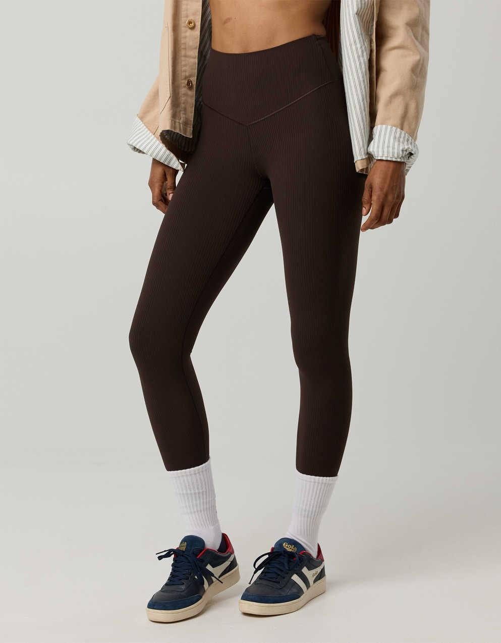 OFFLINE By Aerie Real Me 엑스트라 하이 웨이스트 골지 레깅스