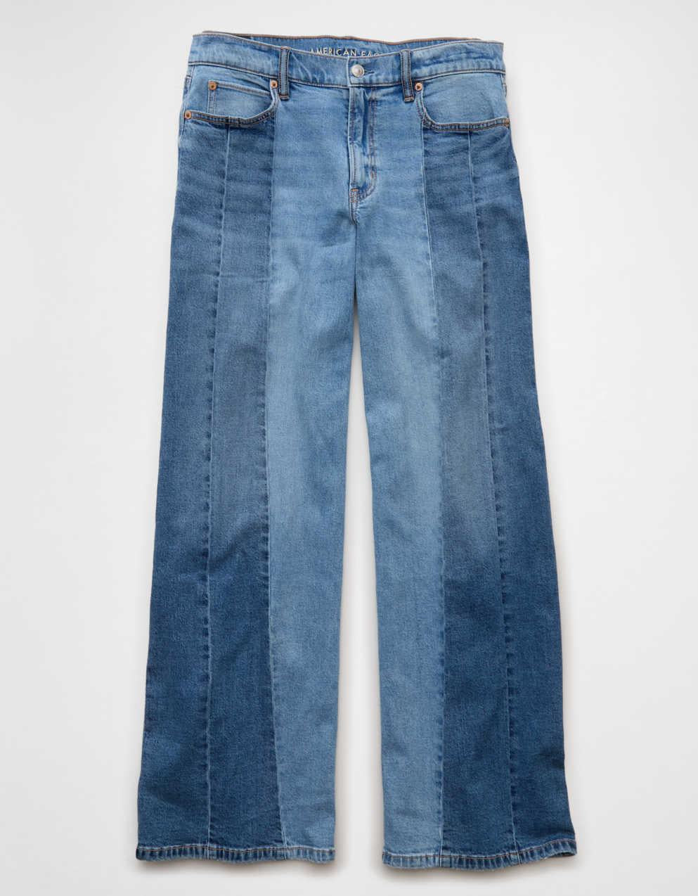 AE Dreamy Drape Stretch Low-Rise Ultra Wide-Leg Jean