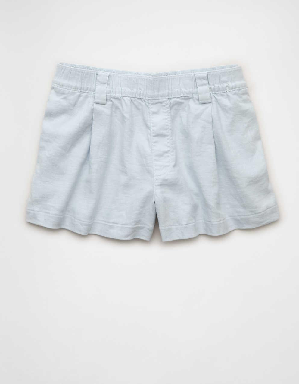 AE Stretch High-Waisted Pleated Trouser Short