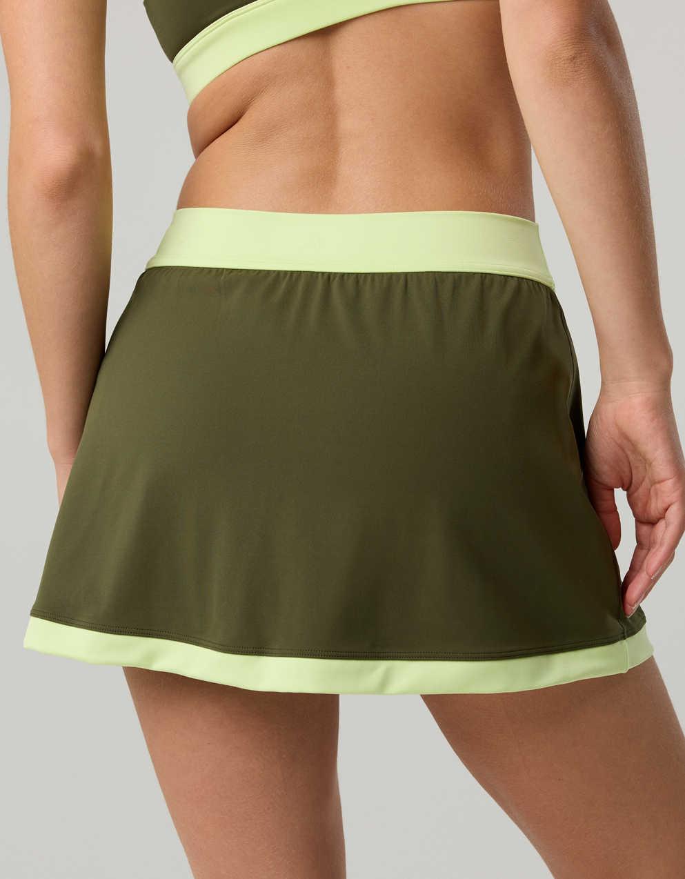 Offline 바이 Aerie Real Me 엑스트라 컬러블록 스커트