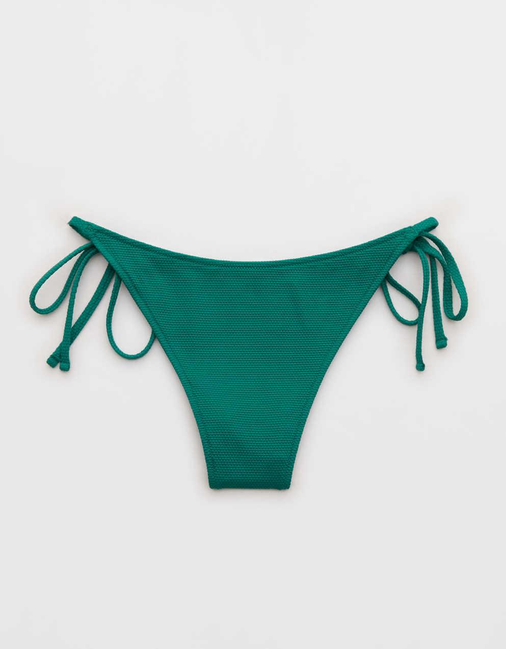 Aerie 피케 소재의 가장 섹시한 사이드 타이 비키니 하의