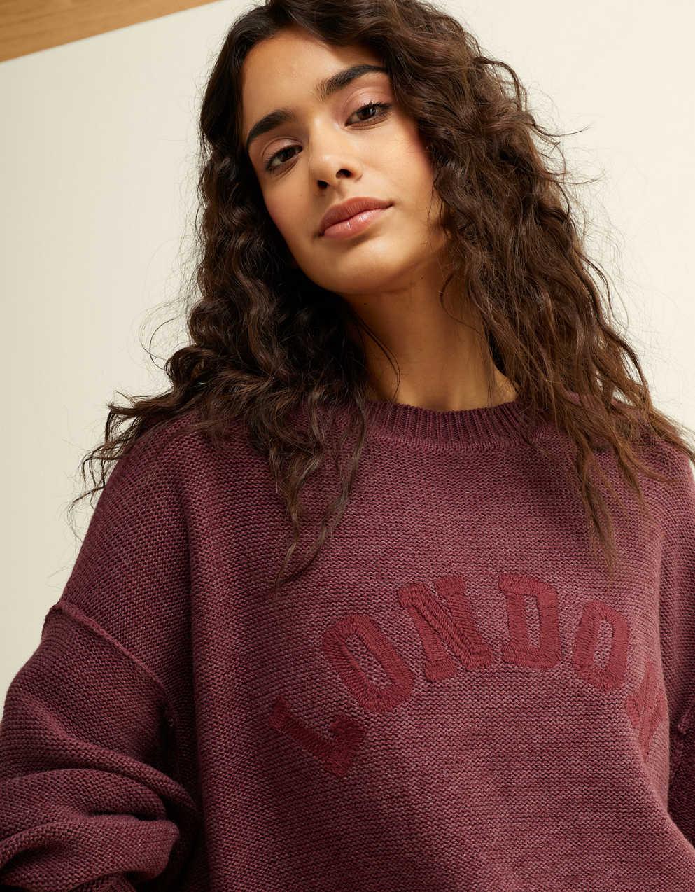 AE Oversized Crew Neck Sweater