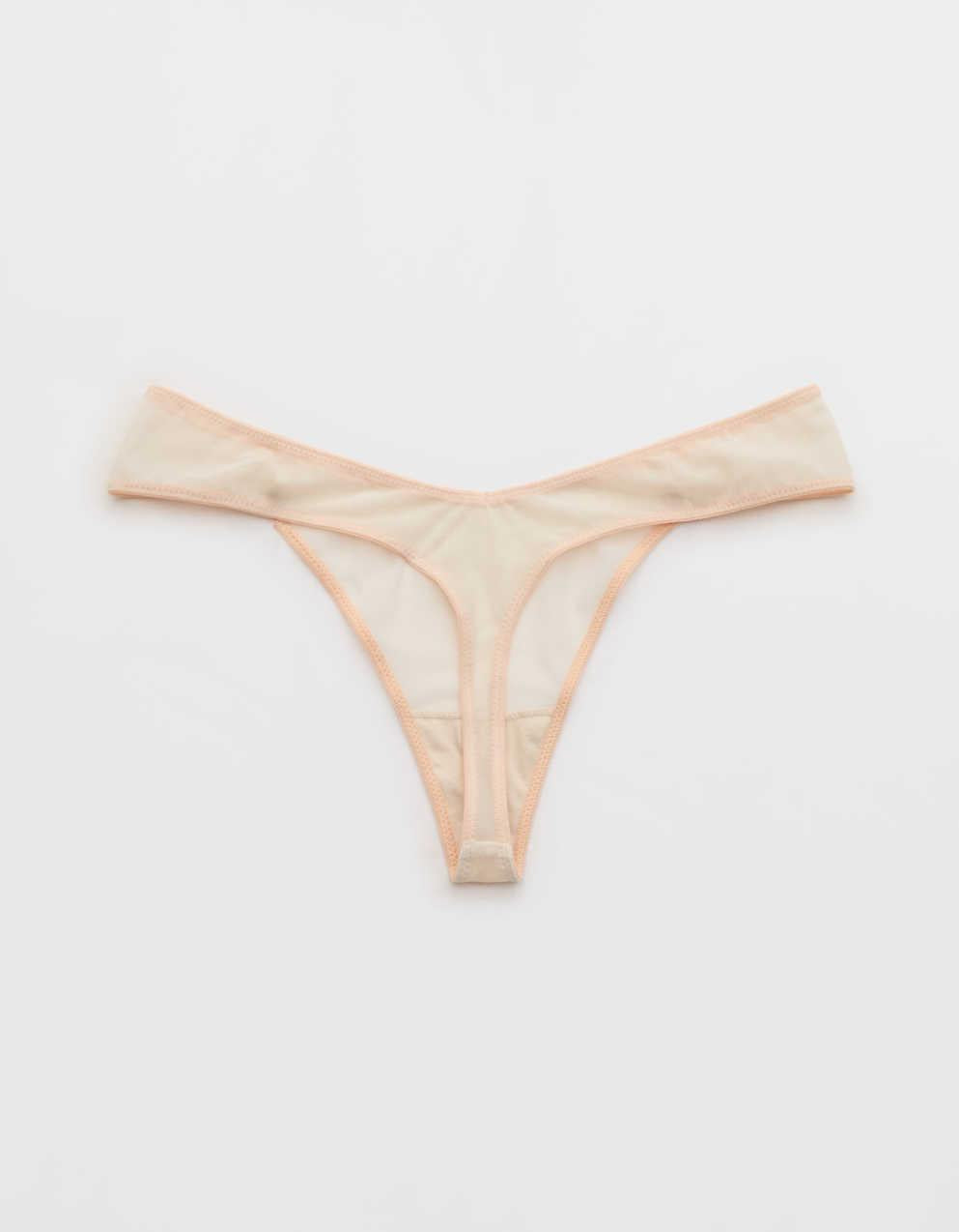 메쉬 끈 팬티 뽐내기
