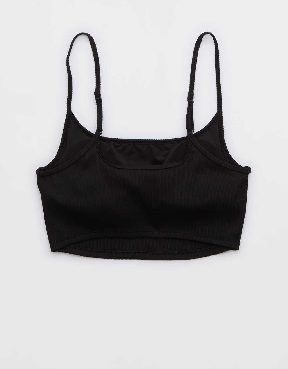 Aerie 립 스쿱 롱라인 비키니 탑